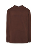 t-shirt roboczy męski z długim rękawem TSRA 150 LS JHK czekoladowy t-shirt roboczy męski z długim rękawem TSRA 150 LS JHK czekoladowy