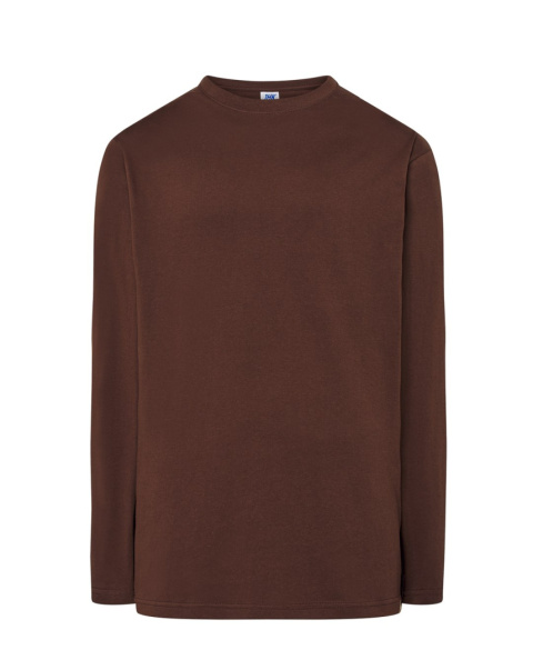 t-shirt roboczy męski z długim rękawem TSRA 150 LS JHK czekoladowy t-shirt roboczy męski z długim rękawem TSRA 150 LS JHK czekoladowy