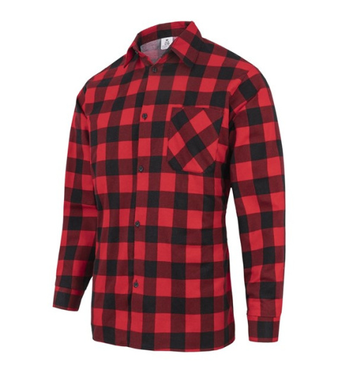 koszula robocza flanelowa JHK czerwona