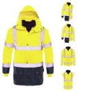 PROLUMO 5IN1 KURTKA OCIEPLANA ŻÓŁTA HV ROZM. M PROLUMO 5IN1 KURTKA OCIEPLANA ŻÓŁTA HV ROZM. M