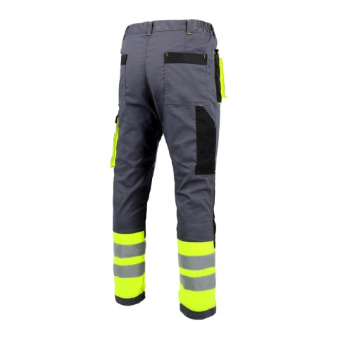 SPODNIE DO PASA PROMAN STRETCH 250 SZARY HV ROZM. 56