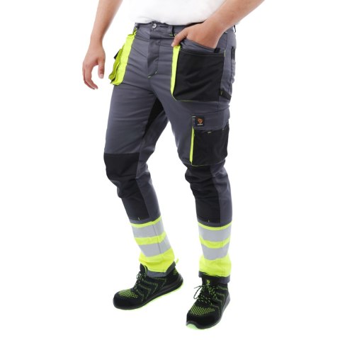 SPODNIE ROBOCZE DO PASA Z ODBLASKAMI PROMAN STRETCH 250 PROCERA SZARY HV SPODNIE ROBOCZE DO PASA Z ODBLASKAMI PROMAN STRETCH 250 PROCERA SZARY HV