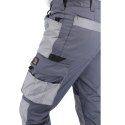 SPODNIE DO PASA PROMAN STRETCH 250 SZARY ROZM. 54