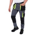 SPODNIE ROBOCZE DO PASA PROMAN STRETCH 250 PROCERA SZARO-ŻÓŁTE SPODNIE ROBOCZE DO PASA PROMAN STRETCH 250 PROCERA SZARO-ŻÓŁTE