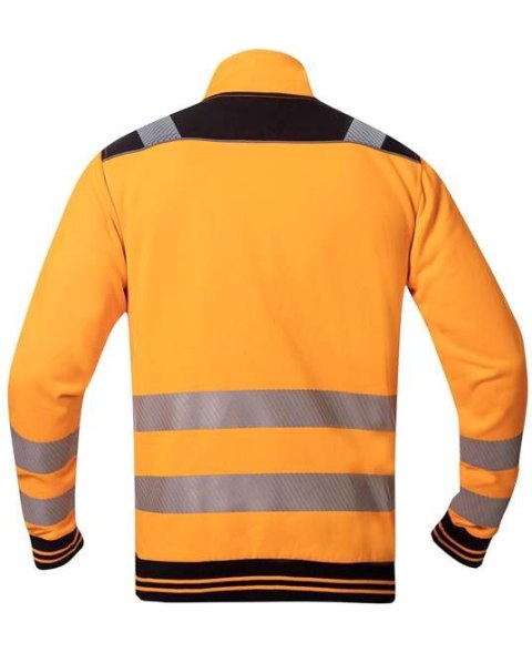 BLUZA ROBOCZA ODBLASKOWA POLAROWA H5967 ARDON®SIGNAL HIVIZ POMARAŃCZOWO-CZARNA
