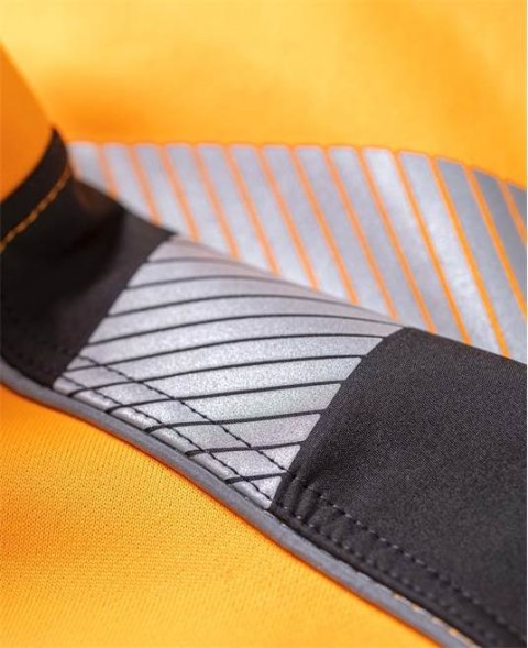BLUZA ROBOCZA ODBLASKOWA POLAROWA H5967 ARDON®SIGNAL HIVIZ POMARAŃCZOWO-CZARNA