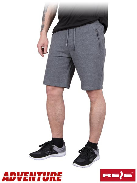 spodnie robocze do pasa krótkie SHORTS Reis ciemnoszare