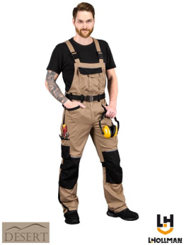 spodnie robocze ogrodniczki Desert L.Hollman