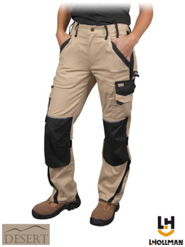 spodnie robocze do pasa damskie Sand L.Hollman