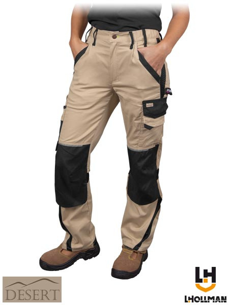 spodnie robocze do pasa damskie Sand L.Hollman