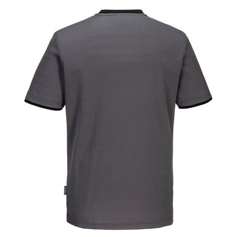 Portwest PW2 PW211 t-shirt roboczy szaro-czarny Portwest PW2 PW211 t-shirt roboczy szaro-czarny