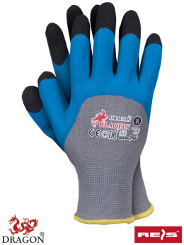 rękawice robocze powlekane lateksem BLAQFIN Reis