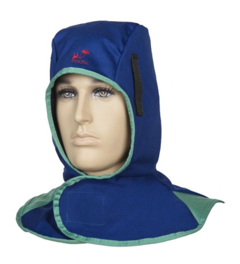 Kaptur spawalniczy trudnopalny WELDAS Fire Fox™ XL do przyłbic spawalniczych Kaptur spawalniczy trudnopalny WELDAS Fire Fox™ XL do przyłbic spawalniczych