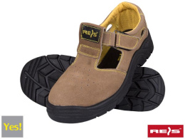 buty robocze S1 SRC YESSUN Reis - sandały robocze ze stalowym podnoskiem