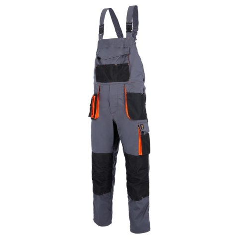 SPODNIE ROBOCZE OGRODNICZKI PROMAN STRETCH 250 PROCERA SZARO-POMARAŃCZOWE SPODNIE ROBOCZE OGRODNICZKI PROMAN STRETCH 250 PROCERA SZARO-POMARAŃCZOWE