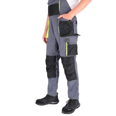 SPODNIE ROBOCZE OGRODNICZKI PROMAN STRETCH 250 PROCERA SZARO-ŻÓŁTE SPODNIE ROBOCZE OGRODNICZKI PROMAN STRETCH 250 PROCERA SZARO-ŻÓŁTE