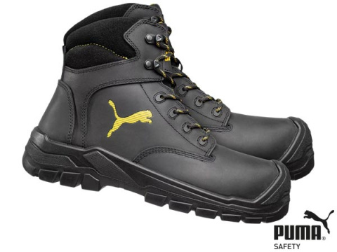 buty robocze Borneo Black Mid S3 HRO SRC Puma - trzewiki robocze z podnoskiem z włókna szklanego buty robocze Borneo Black Mid S3 HRO SRC Puma - trzewiki robocze z podnoskiem z włókna szklanego