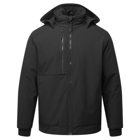 kurtka robocza ocieplana softshell WX2 Eco (2L) CD874 Portwest czarna kurtka robocza ocieplana softshell WX2 Eco (2L) CD874 Portwest czarna