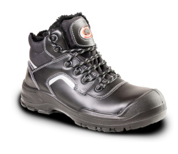 buty robocze ocieplane S3 SRC Metal Free Bearfield R02 lico Polstar - trzewiki robocze z kompozytowym podnoskiem