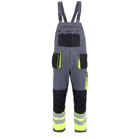 SPODNIE OGRODNICZKI PROMAN STRETCH 250 SZARY HV ROZM. 48