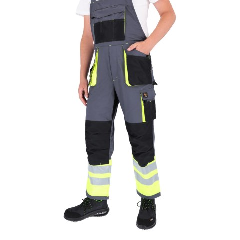 SPODNIE OGRODNICZKI PROMAN STRETCH 250 SZARY HV ROZM. 50 SPODNIE OGRODNICZKI PROMAN STRETCH 250 SZARY HV ROZM. 50