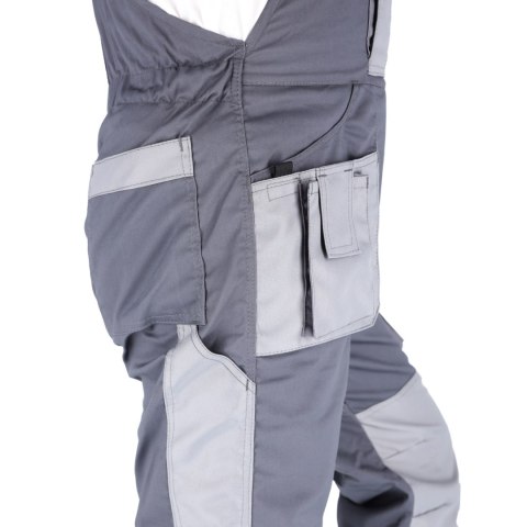 SPODNIE OGRODNICZKI PROMAN STRETCH 250 SZARY ROZM. 54