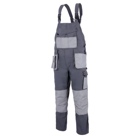 SPODNIE OGRODNICZKI PROMAN STRETCH 250 SZARY ROZM. 58