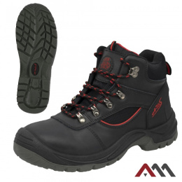 buty robocze S1 SRC BTCRH BLACK Art.Mas - trzewiki robocze ze stalowym podnoskiem