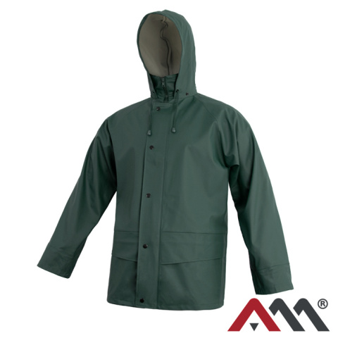 kurtka robocza przeciwdeszczowa KPR-PU Bornholm Art.Mas zielona kurtka robocza przeciwdeszczowa KPR-PU Bornholm Art.Mas zielona