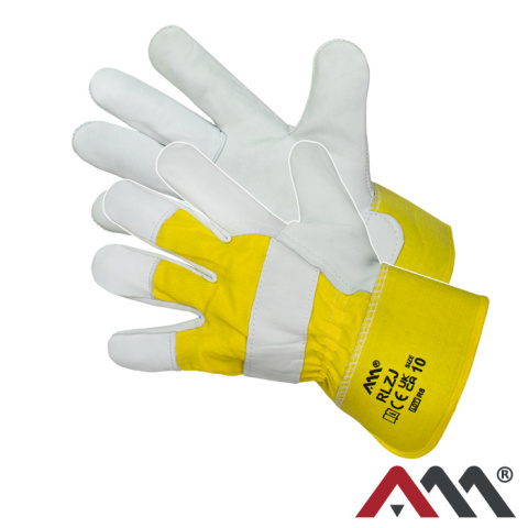 rękawice robocze wzmacniane skórą kozią RLZJ Art.Mas rękawice robocze wzmacniane skórą kozią RLZJ Art.Mas
