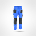 Sara Workwear Rocky spodnie robocze do pasa niebiesko-czarne Sara Workwear Rocky spodnie robocze do pasa niebiesko-czarne