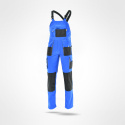 Sara Workwear Rocky spodnie robocze ogrodniczki niebiesko-czarne Sara Workwear Rocky spodnie robocze ogrodniczki niebiesko-czarne
