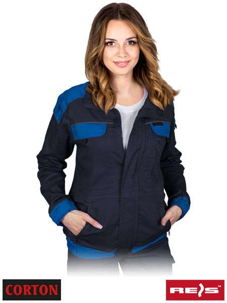 bluza robocza damska tkana Corton Reis granatowo-niebieska bluza robocza damska tkana Corton Reis granatowo-niebieska