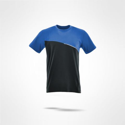 koszulka robocza Comfort Plus Sara Workwear czarno-niebieska koszulka robocza Comfort Plus Sara Workwear czarno-niebieska