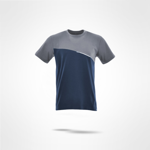 koszulka robocza Comfort Plus Sara Workwear granatowo-szara koszulka robocza Comfort Plus Sara Workwear granatowo-szara
