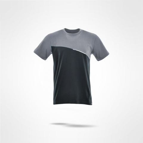 koszulka robocza Comfort Plus Sara Workwear czarno-szara koszulka robocza Comfort Plus Sara Workwear czarno-szara