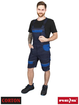 spodnie robocze ogrodniczki z krótkimi nogawkami Corton Reis