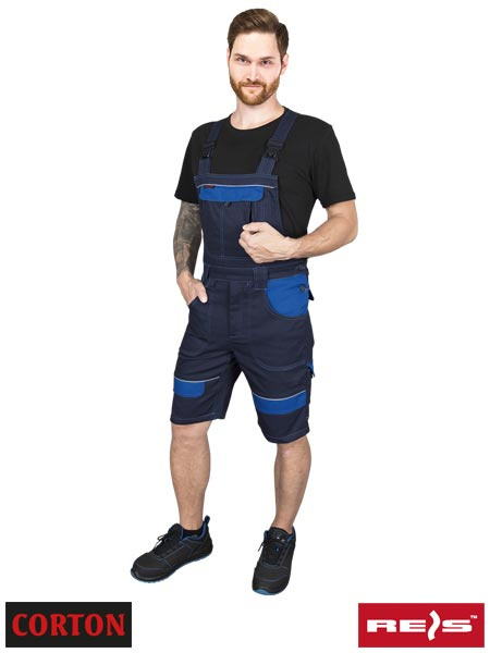 spodnie robocze ogrodniczki z krótkimi nogawkami Corton Reis spodnie robocze ogrodniczki z krótkimi nogawkami Corton Reis