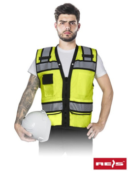 kamizelka robocza ostrzegawcza z siateczki KOS-CONTROL Reis