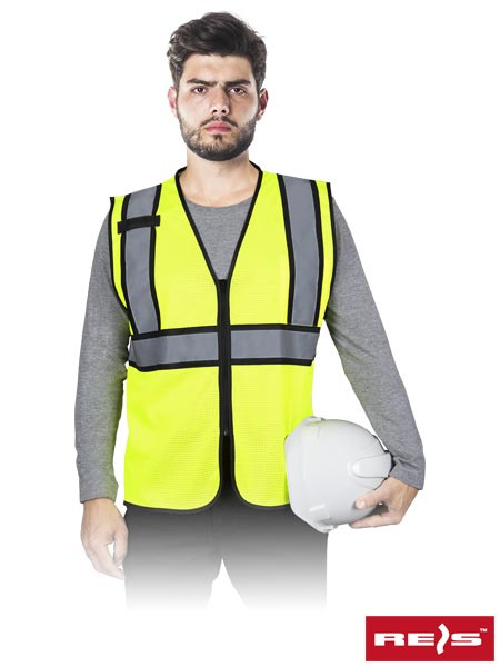 kamizelka robocza ostrzegawcza z siateczki KOS-NETZ Reis