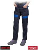 spodnie robocze do pasa damskie Corton Reis granatowo-niebieskie spodnie robocze do pasa damskie Corton Reis granatowo-niebieskie