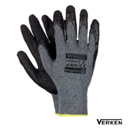 RĘKAWICE ROBOCZE POWLEKANE LATEKSEM DRAGOPLUS SB VERKEN KARTON