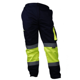 spodnie robocze do pasa ostrzegawcze Vizwell VWTC17YN Beta