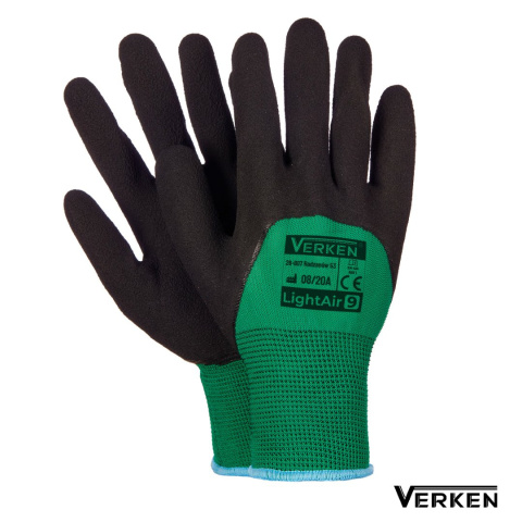 RĘKAWICE ROBOCZE POWLEKANE LATEKSEM LIGHTAIR VERKEN KARTON RĘKAWICE ROBOCZE POWLEKANE LATEKSEM LIGHTAIR VERKEN KARTON