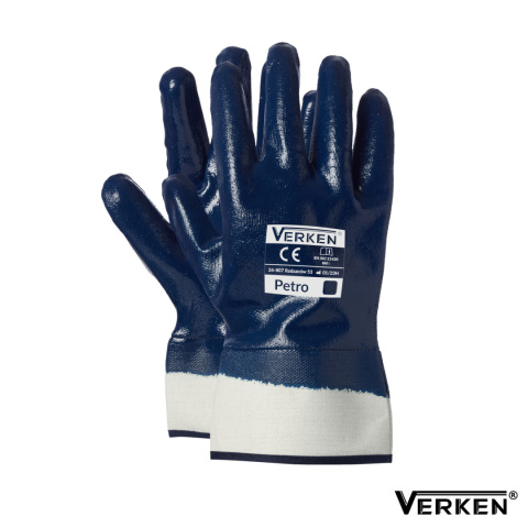 RĘKAWICE ROBOCZE POWLEKANE NITRYLEM PETRO VERKEN KARTON RĘKAWICE ROBOCZE POWLEKANE NITRYLEM PETRO VERKEN KARTON