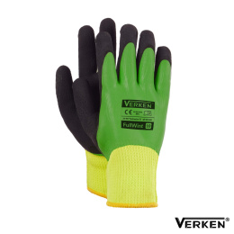 RĘKAWICE ROBOCZE OCIEPLANE POWLEKANE LATEKSEM FULLWINT VERKEN KARTON
