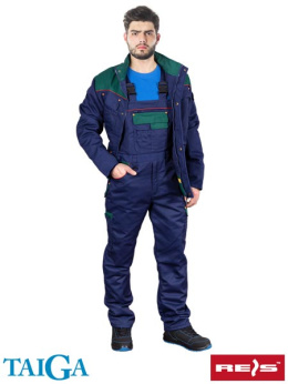 SPODNIE ROBOCZE OGRODNICZKI OCIEPLANE STO REIS