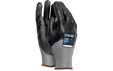 RĘKAWICE ROBOCZE POWLEKANE PIANKĄ NITRYLOWĄ I NAKRAPIANE 07360 DOTS CATCH ISSA NA MAGAZYN DO SERWISU DO SMARÓW I OLEJU RĘKAWICE ROBOCZE POWLEKANE PIANKĄ NITRYLOWĄ I NAKRAPIANE 07360 DOTS CATCH ISSA NA MAGAZYN DO SERWISU DO SMARÓW I OLEJU