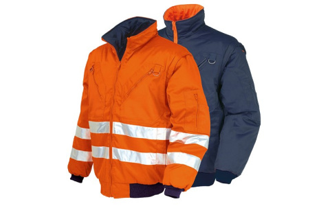 dwustronna uniwersalna kurtka robocza odblaskwa Pilot Issa dwustronna uniwersalna kurtka robocza odblaskwa Pilot Issa