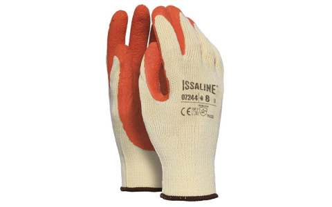 RĘKAWICE ROBOCZE IMPREGNOWANE GUMĄ 07244 ISSA